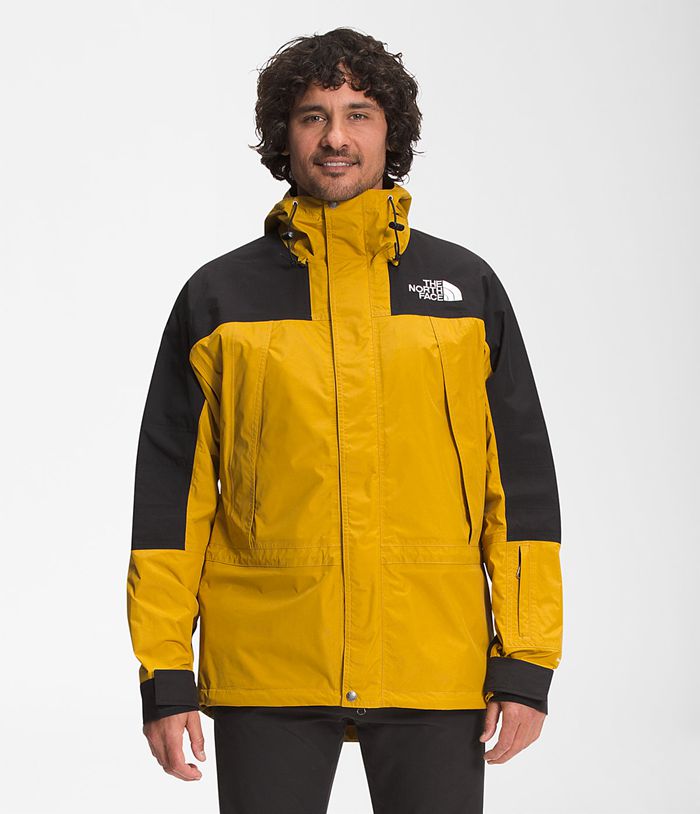 The North Face Regenjas Heren K2rm Dryvent™ RYNC10824 - Geel/Zwart